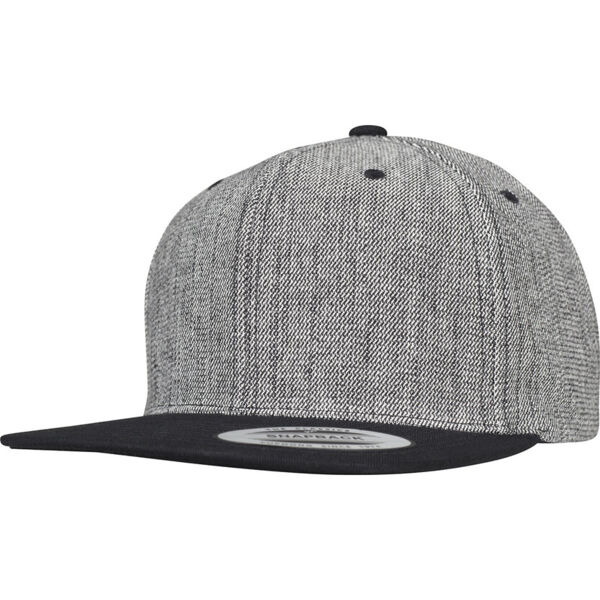 6 Panel Snapback Kappe "Melange" Miniaturansicht