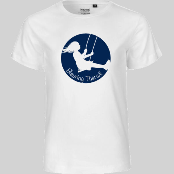 Short Sleeve Damen T-Shirt Blauring Weiss Thumbnail